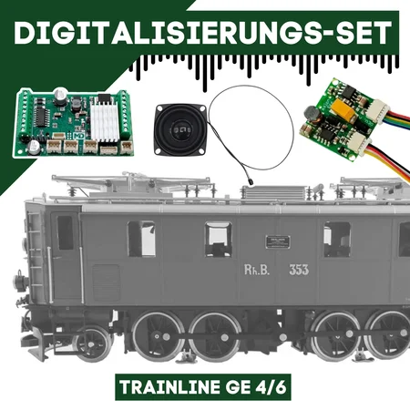 Digitalisierungsset für Trainline Ge 4/6 ML-Train 81609364