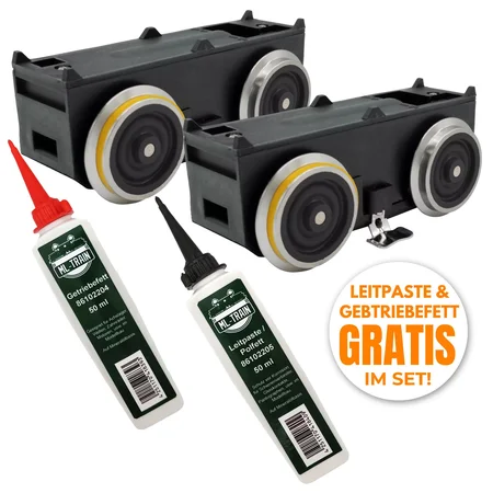 2x B-Getriebe mit Motor + GRATIS Getriebefett und Leitpaste