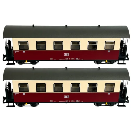 Personenwagen 900-441 + 900-478 im Set HSB Train Line