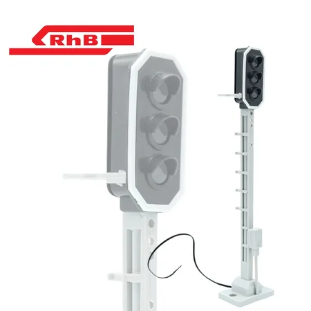 Lichtsignal Typ L 3-fach RhB für Spur G analog / digital mit Decoder ML-Train 83804607