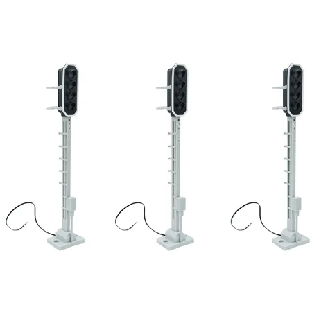 3x Lichtsignal Typ L 4-fach RhB für Spur G analog / digital mit Decoder ML-Train 83804618