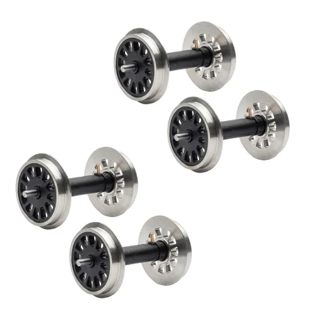 4x Speichenradsatz kugelgelagert stromführend aus Edelstahl 31 mm ML-Train 88675084