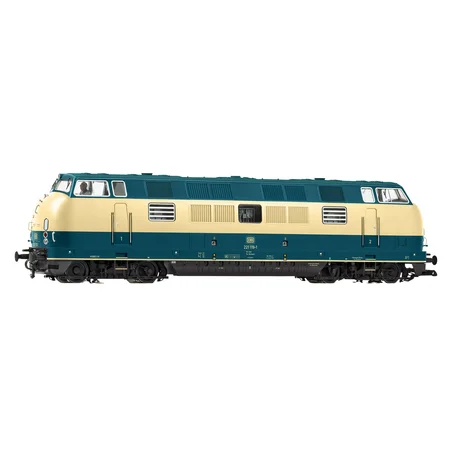 Diesellok BR 221 blau beige DB Piko 37462