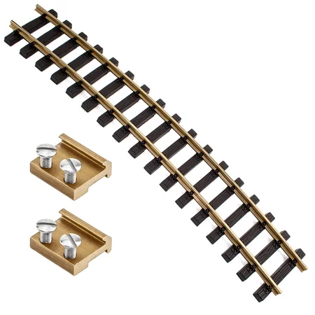 Gleis gebogen Radius 120 cm R3 mit Verbinder ML-Train 8921202