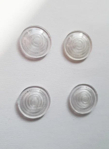 4 x Laternenglas für ToyTrain Loks 20 mm LGB 92079-E448