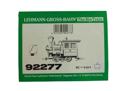 Aufkleber Dampflok Anna Toy Train LGB 92277