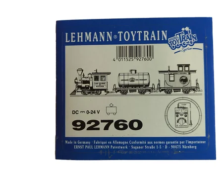 Aufkleber Dampflok Güterzug Lake George & Boulder Starter Set Toy Train LGB 92760