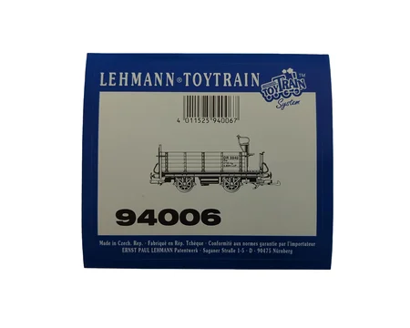 Aufkleber Güterwagen Hochbordwagen DR 9940 Toy Train LGB 94006