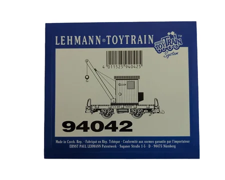Aufkleber Güterwagen Kranwagen Toy Train LGB 94042