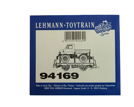 Aufkleber Güterwagen Rungenwagen mit Unimog Toy Train LGB 94169