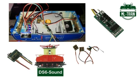 Digitalisierung E1 Mixnitz E-Lok mit DRIVE-S Decoder, SX6-Sound und miniCap
