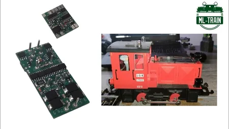 Digitalisierung LGB DUO 21900 mit DRIVE-L Fahrdekoder und Motorsteuerung