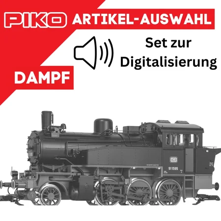 Piko Dampfloks - Digitalisierungssets