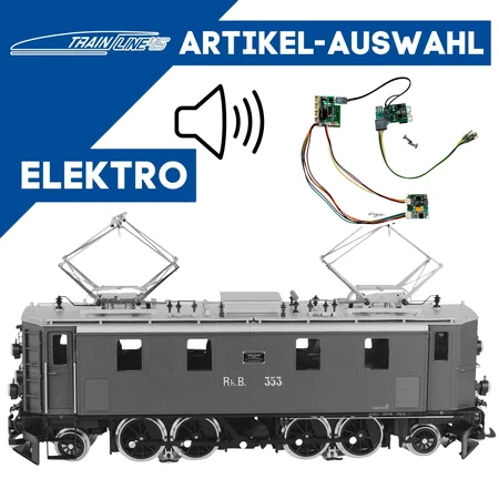 Train Line Elektroloks - Analoge Sound-Sets