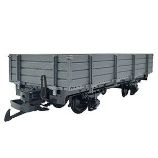 Niederbordwagen grau