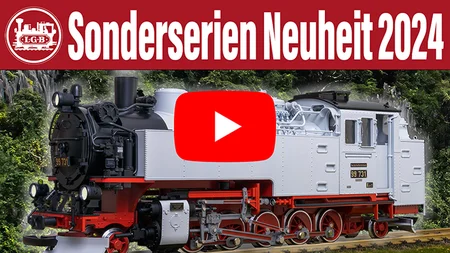 Thumbnail LGB Sonderserien Neuheit 2024 - Die Historik-Mobil SOEG Dampflok