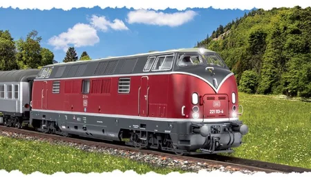 Banner Diesellok BR 221 DB