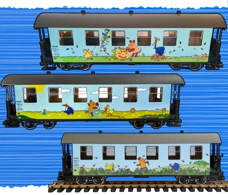 Banner Mauswagen Sommer, herbst und Winter