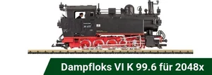 Dampfloks VI K 99.6 für 2048x