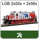 Alco DL 535 E LGB 2x55x + 2x56x (ältere Modelle)
