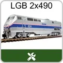 Diesellok Amtrak Phase III V LGB 2x490