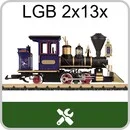 Dampflok Feldbahnlok USA LGB 2x13x