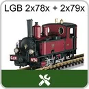Dampflok Corpet-Louvet 030T LGB 2x78x + 2x79x
