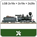 Dampflok Mogul LGB 2x18x + 2x19x + 2x28x