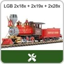 Dampflok Mogul LGB 2x18x + 2x19x + 2x28x (ältere Modelle)