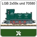 Diesellok 2x59x und 70580