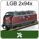 Diesellok DB V 200 / BR 220 LGB 2x94x
