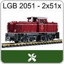 Diesellok V 51 und V 52 LGB 2051 - 2x51x (ältere Modelle)