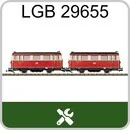 DR-Triebwagen VT 133 581 mit Steuerwagen LGB 29655