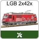E-Lok Ge 4/4 III RhB und MOB LGB 2x42x (ältere Modelle)