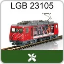 E-Lok Nr. 3 DOM (HGe 4/4 II) Mitarbeiterwerbung LGB 23105