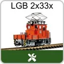 E-Lok Rottenlok und MOW-Arbeitslok LGB 2x33x
