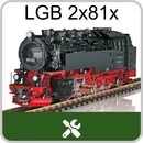 Fünfkuppler Tenderlok DR oder HSB LGB 2x81x