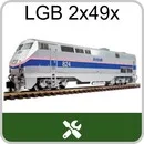 GE Genesis Amtrak LGB 2x49x