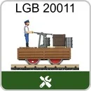 Handhebeldraisine Bahnmeister LGB 2001 + 2001x