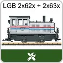 Industrie-Diesellok LGB 2x62x + 2x63x