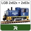 Industrie-Diesellok LGB 2x62x + 2x63x (ältere Modelle)