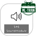 Soundmodul SX6-SUSI 3 Watt mit 16-Bit Qualität für Spur-G