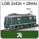 RhB E-Lok Ge 4/4 II LGB 2x43x + 2844x