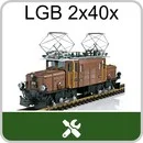 RhB E-Lok Ge 6/6 Krokodil LGB 2x40x