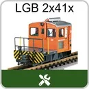 Schienentraktor Tm 2/2 RhB + SBB LGB 2x41x