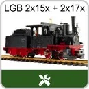 Schlepptenderlok LGB 2x15x - 2x17x (ältere Modelle)