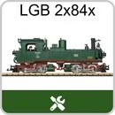 Sächsische IV K Dampflok 2x84x
