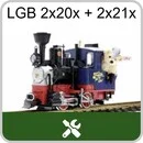 Stainz Dampflok LGB 2x20x + 2x21x (ältere Modelle)