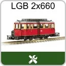 Wismarer Triebwagen Schweineschnäuzchen LGB 2x660