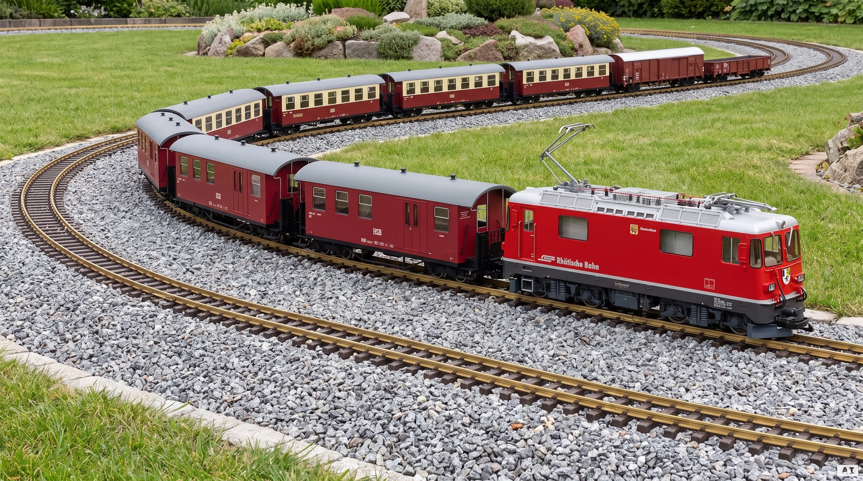 Waggons für RhB Ge 6/6 II St. Moritz | Gartenbahn Guide